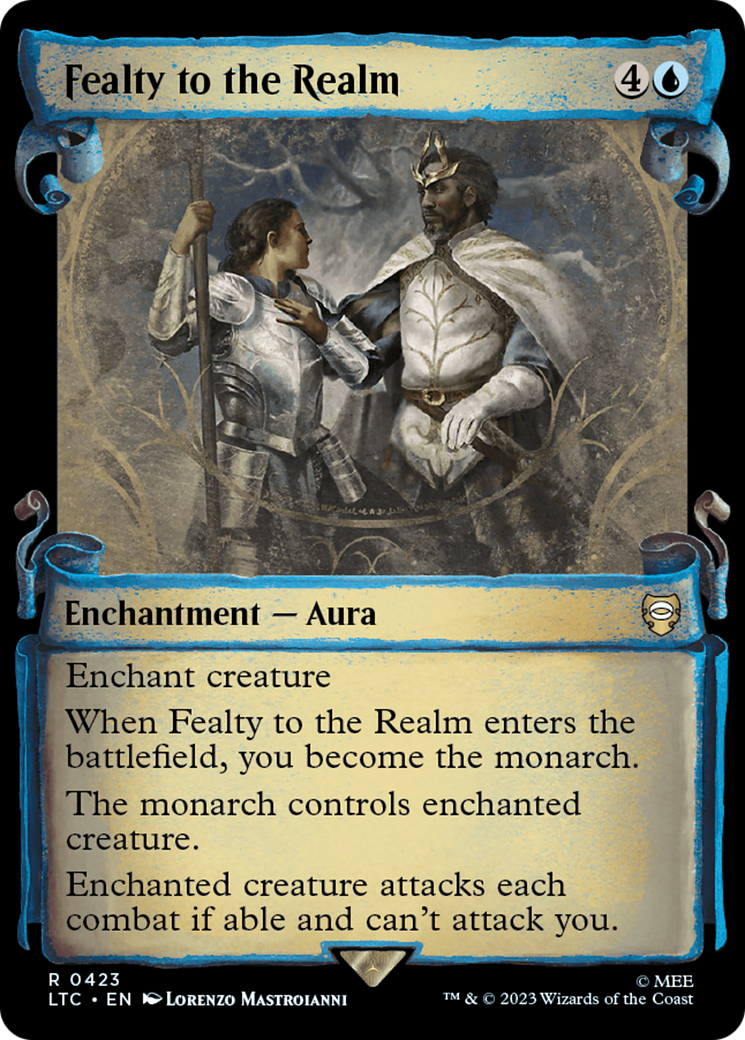 Fealty to the Realm (Showcase) (423) Foil - Tales of Middle-earth Commander