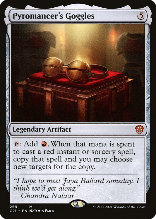 Pyromancer's Goggles (259) - Commander 2021