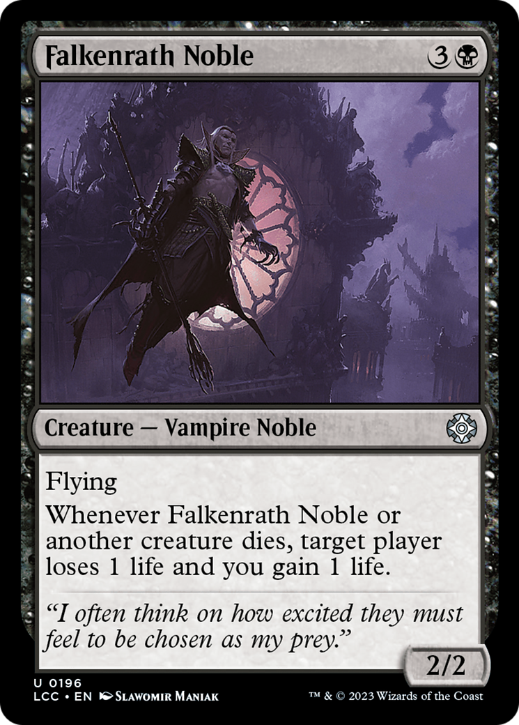 Falkenrath Noble (196) - The Lost Caverns of Ixalan Commander