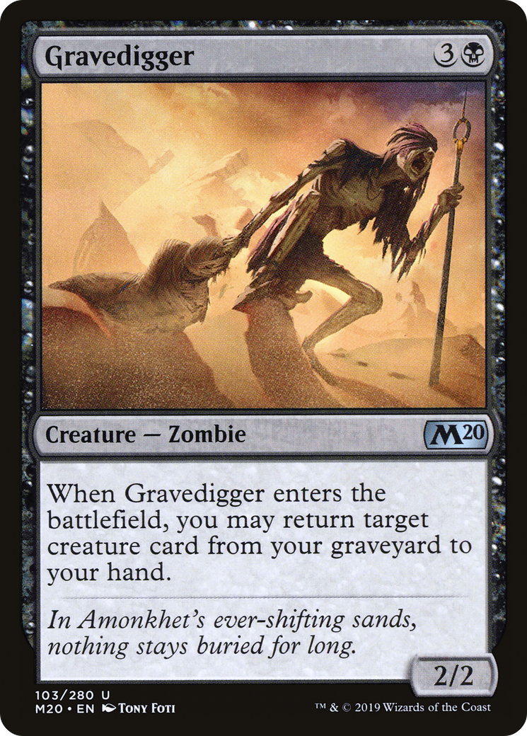 Gravedigger (103) - Core Set 2020