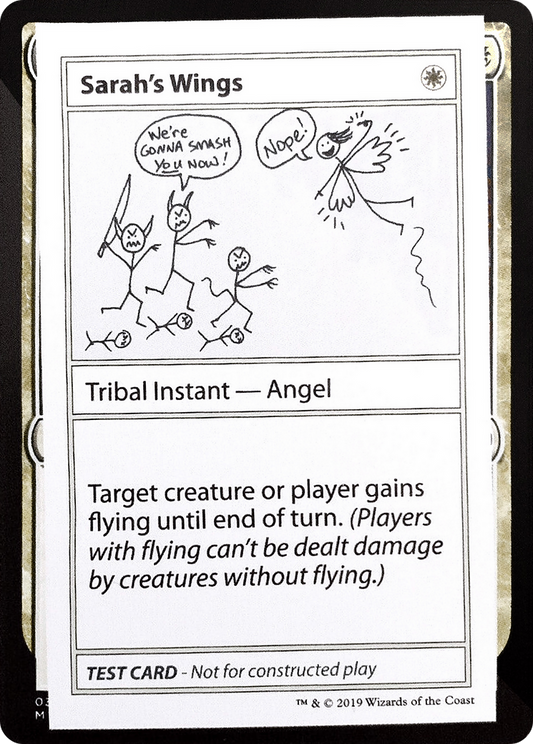 Sarah's Wings (2021 Edition) [Mystery Booster Playtest Cards]