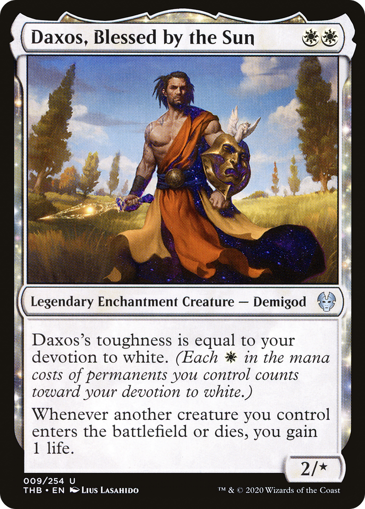 Daxos, Blessed by the Sun (009) Foil - Theros Beyond Death