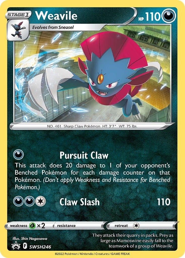 Weavile (SWSH246) [Sword & Shield: Black Star Promos] | Silver Goblin