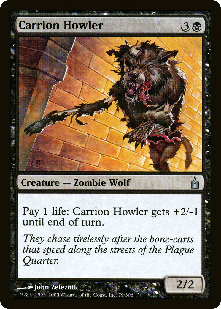 Carrion Howler [Ravnica: City of Guilds] Foil
