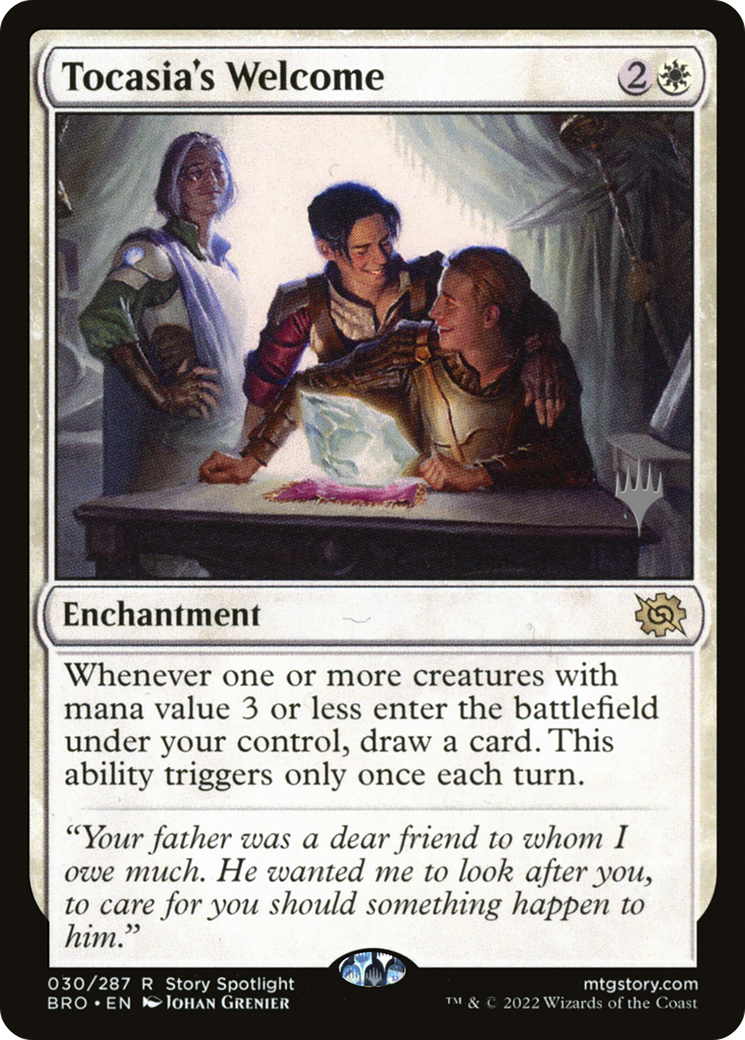 Tocasia's Welcome (030) Foil - The Brothers' War Promos