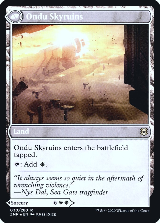 Ondu Inversion (030) Foil - Zendikar Rising Promos