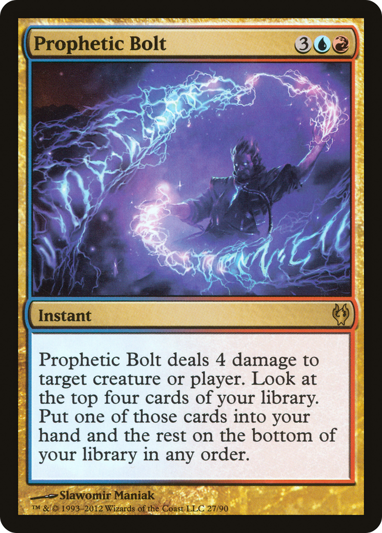Prophetic Bolt (027) - Duel Decks: Izzet vs. Golgari