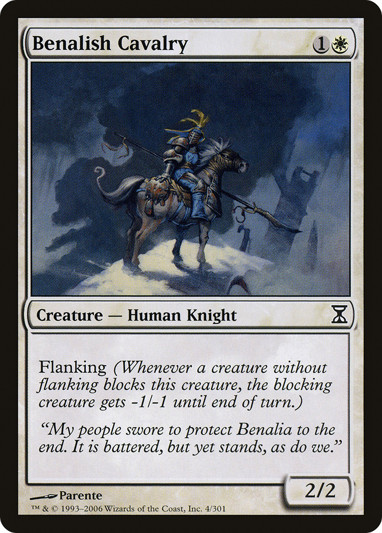 Benalish Cavalry (004) Foil - Time Spiral