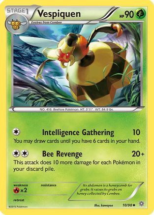 Vespiquen (10) (10) - XY  Ancient Origins