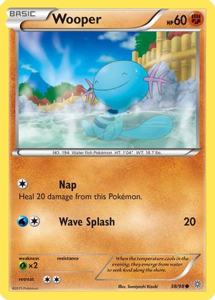 Wooper (38) - XY  Ancient Origins