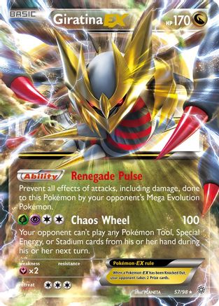 Giratina EX (57) Holofoil - XY  Ancient Origins
