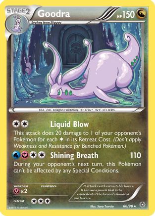 Goodra (60) Reverse Holofoil - XY  Ancient Origins