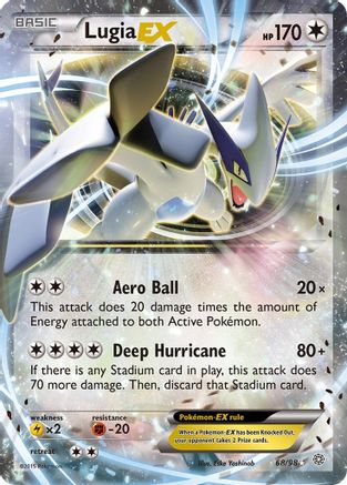 Lugia EX (68) Holofoil - XY  Ancient Origins