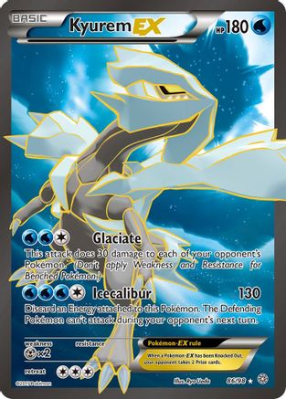 Kyurem EX (86 Full Art) (86) Holofoil - XY  Ancient Origins