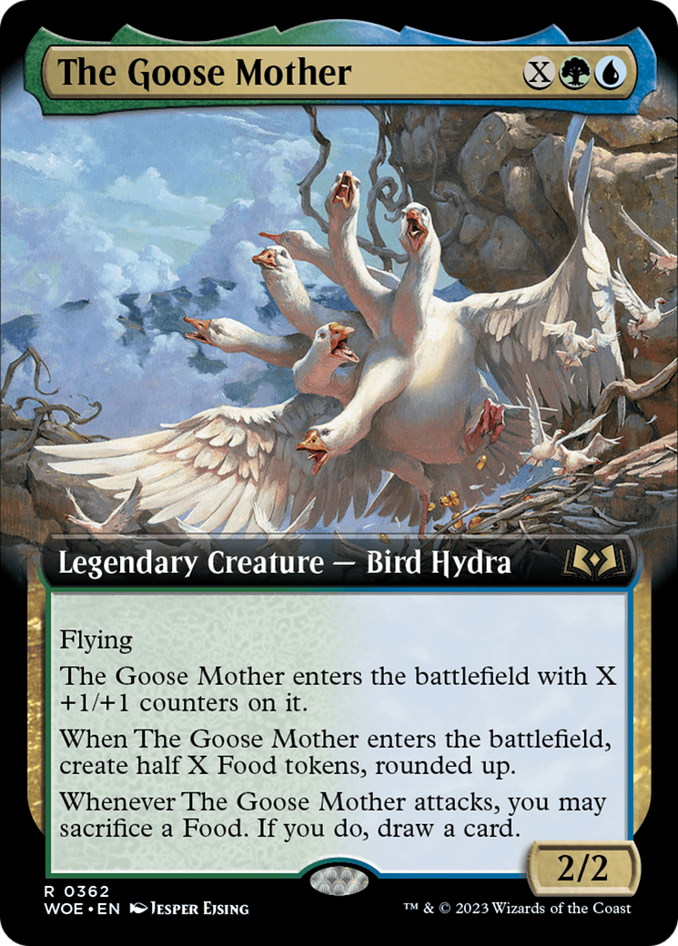 The Goose Mother (Extended Art) (362) Foil - Wilds of Eldraine