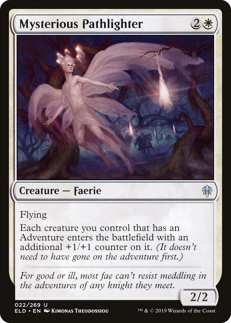 Mysterious Pathlighter (022) - Throne of Eldraine