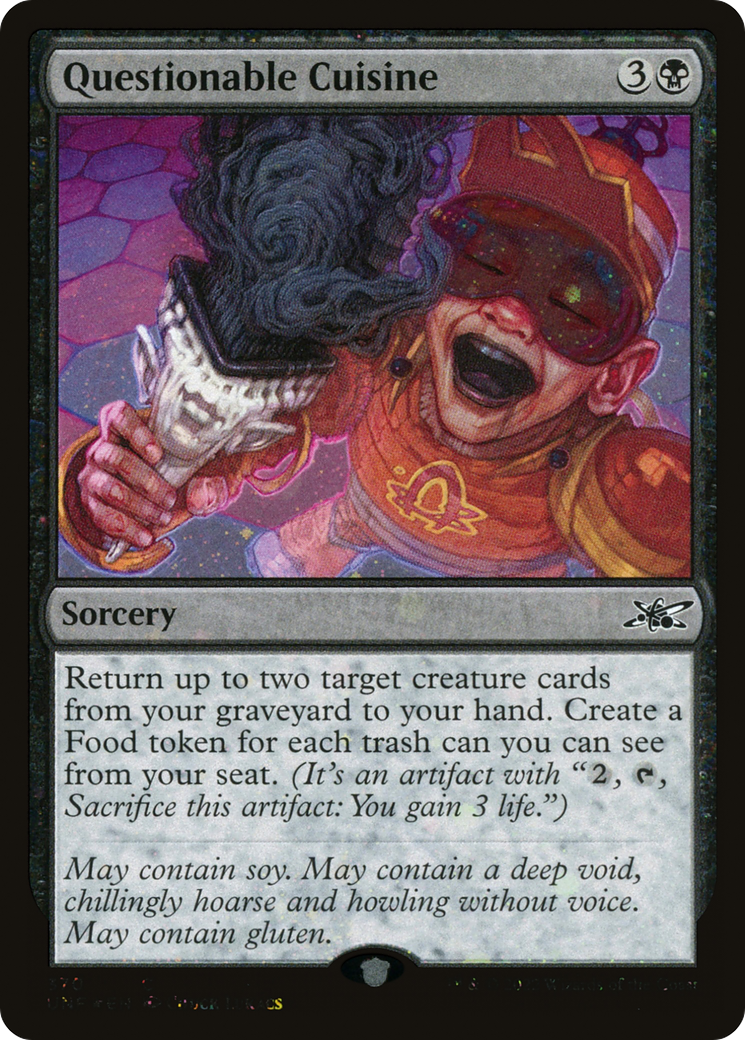 Questionable Cuisine (Galaxy Foil) (370) Foil - Unfinity