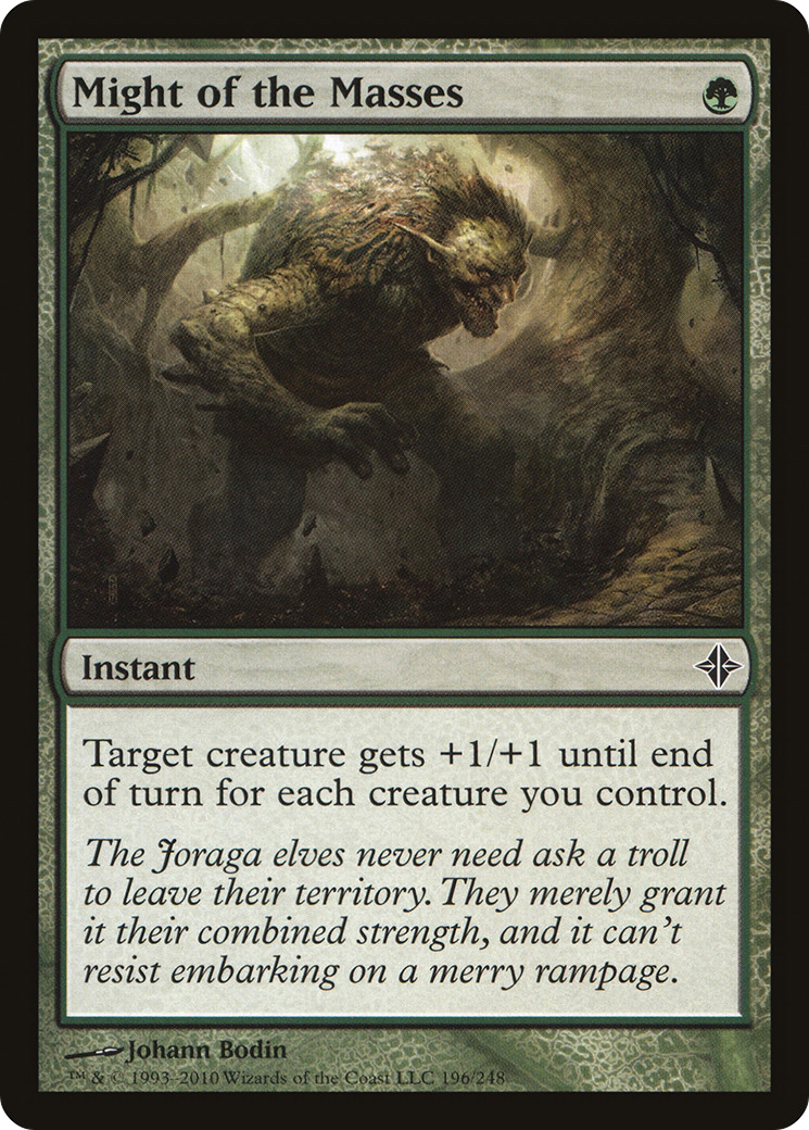 Might of the Masses (196) - Rise of the Eldrazi