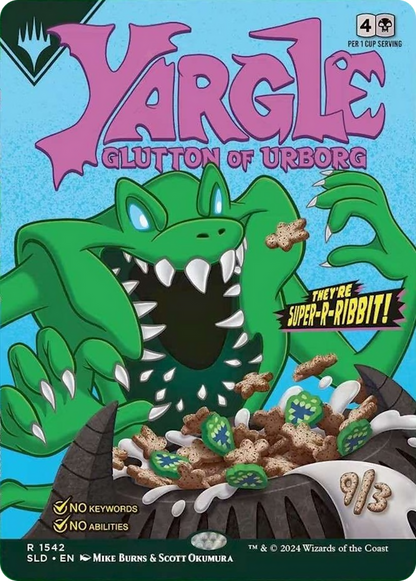 Yargle, Glutton of Urborg // Yargle, Glutton of Urborg (1542★) Foil - Secret Lair Drop