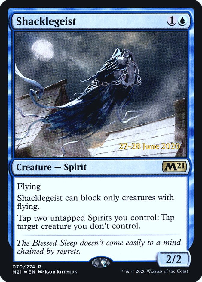 Shacklegeist [Core Set 2021 Prerelease Promos] | Silver Goblin