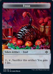 Beast // Food (18) Double-Sided Token [Modern Horizons 2 Tokens] | Silver Goblin