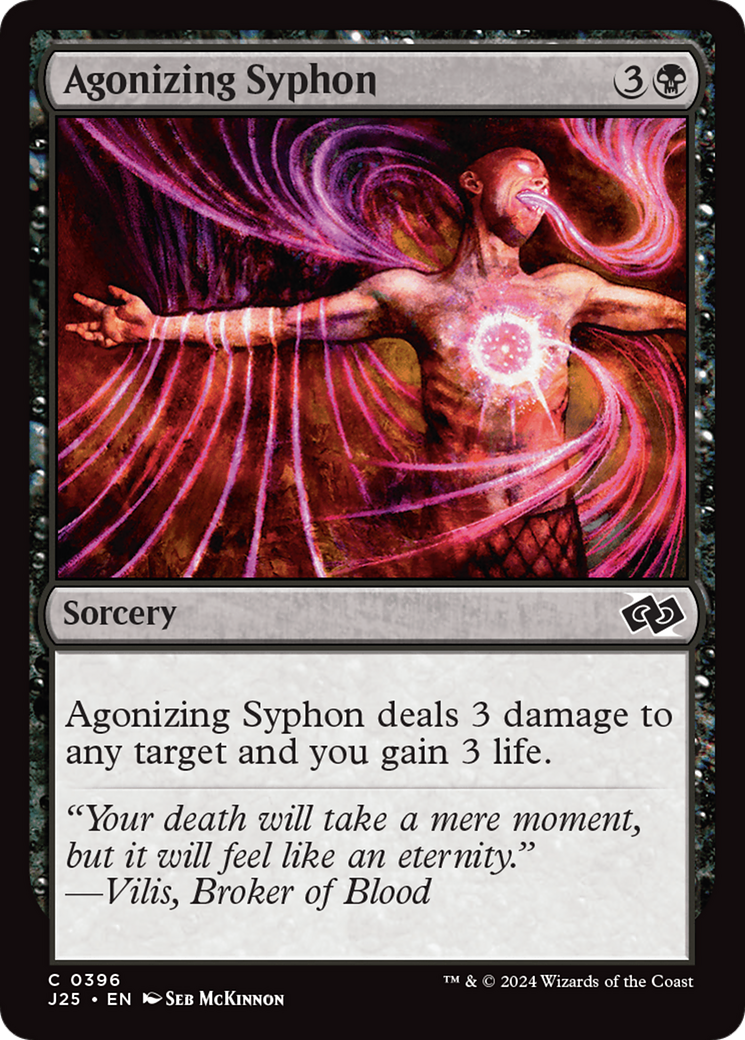 Agonizing Syphon [Foundations Jumpstart] | Silver Goblin