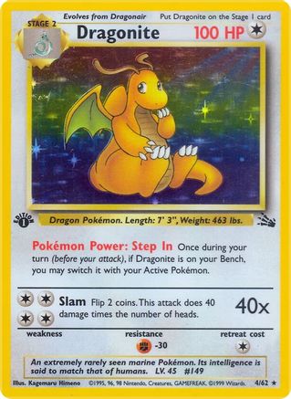 Dragonite (4/62) [Fossil Unlimited] | Silver Goblin