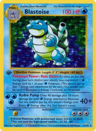 Blastoise (2/102) [Base Set Shadowless Unlimited] | Silver Goblin