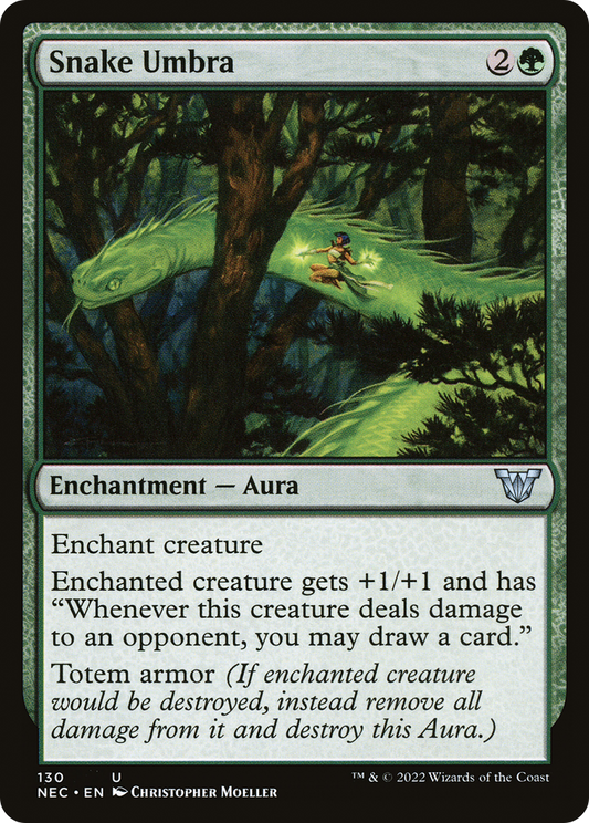 Snake Umbra (130) - Neon Dynasty Commander