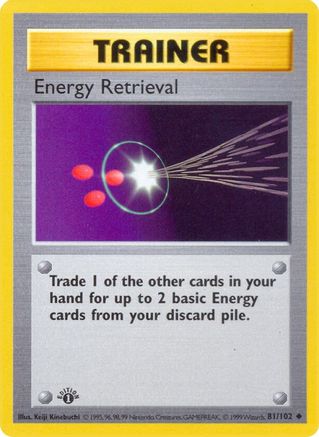 Energy Retrieval (81/102) [Base Set Shadowless Unlimited] | Silver Goblin