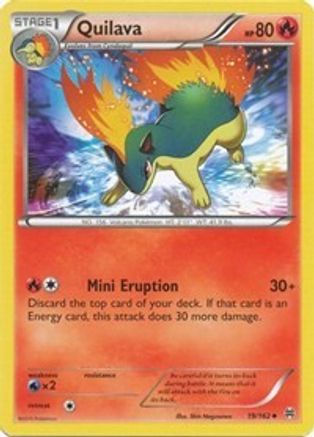 Quilava (19) Reverse Holofoil - XY  BREAKthrough