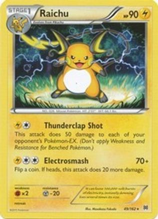 Raichu (49/162) [XY: BREAKthrough] Reverse Holofoil