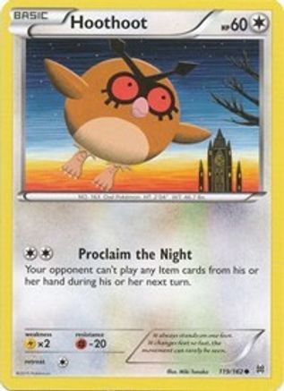 Hoothoot (119) - XY  BREAKthrough