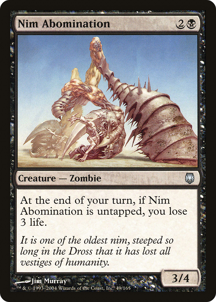 Nim Abomination (049) - Darksteel