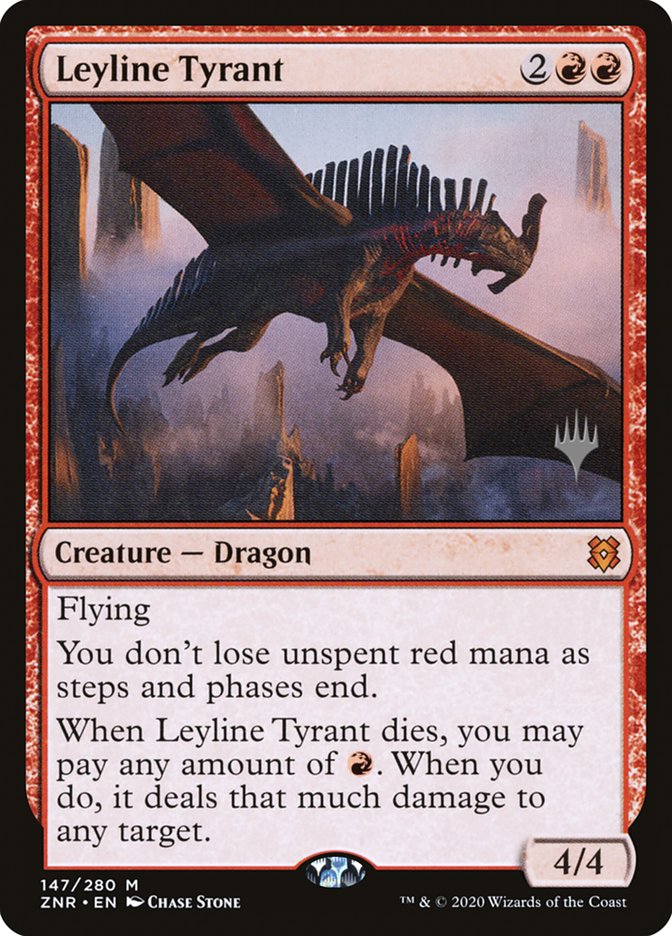 Leyline Tyrant (Promo Pack) [Zendikar Rising Promos] | Silver Goblin