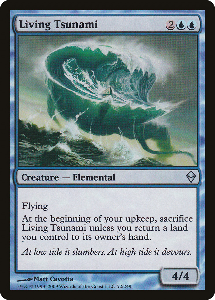 Living Tsunami (052) - Zendikar