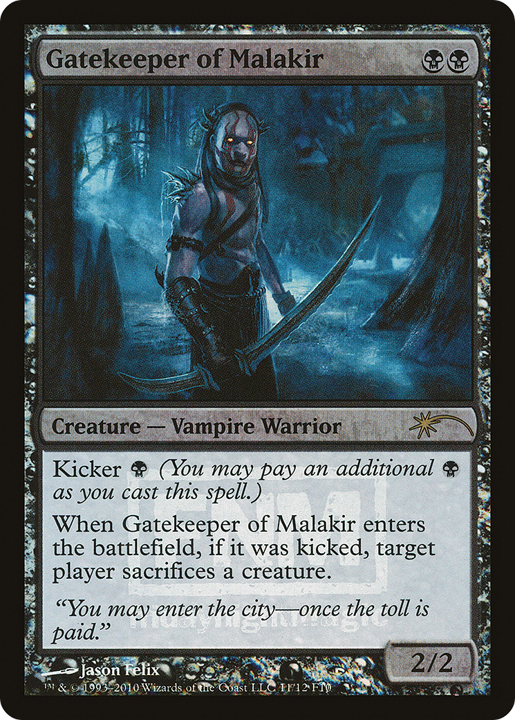 Gatekeeper of Malakir (011) Foil - Friday Night Magic 2010
