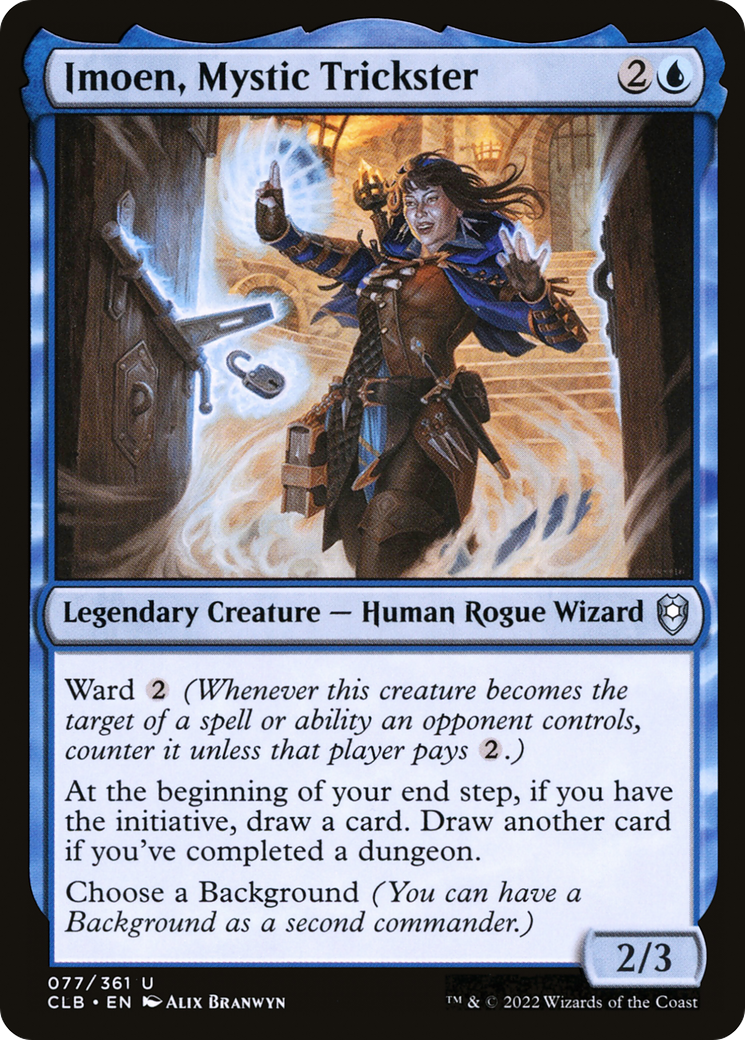 Imoen, Mystic Trickster (077) - Commander Legends: Battle for Baldur's Gate