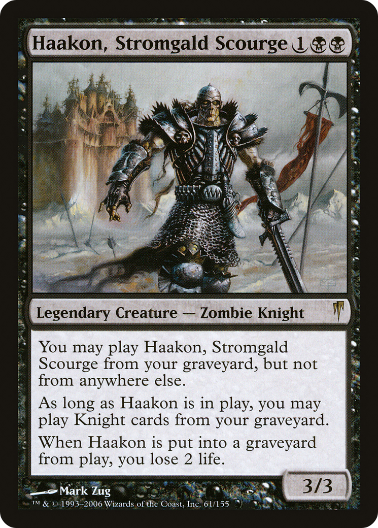 Haakon, Stromgald Scourge (061) Foil - Coldsnap