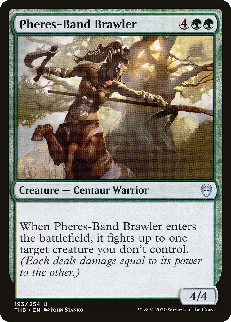 Pheres-Band Brawler (193) Foil - Theros Beyond Death