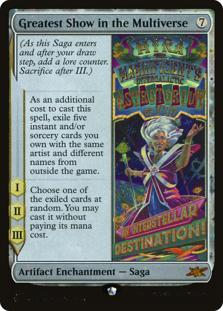 Greatest Show in the Multiverse (475) Foil - Unfinity