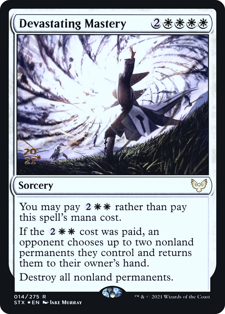Devastating Mastery (14s) Foil - Strixhaven: School of Mages Promos