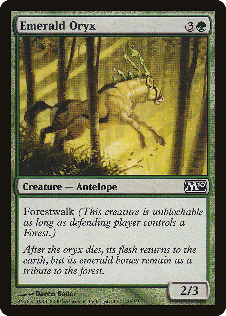 Emerald Oryx [Magic 2010] | Silver Goblin