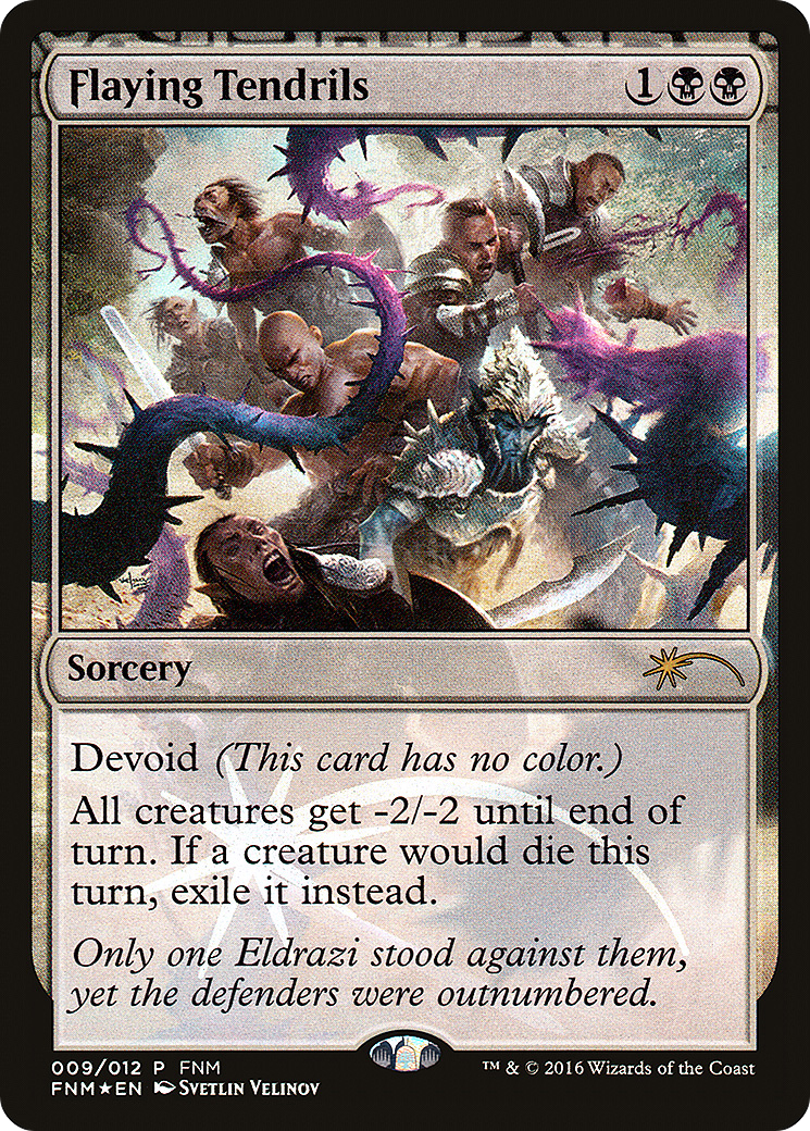 Flaying Tendrils (009) Foil - Friday Night Magic 2016