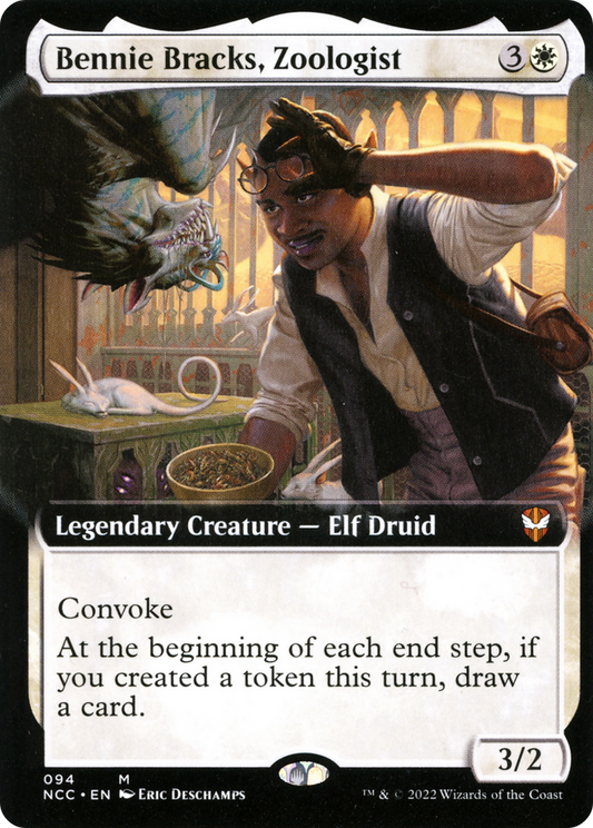 Bennie Bracks, Zoologist (Extended Art) [Streets of New Capenna Commander] Foil
