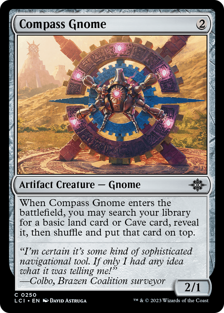 Compass Gnome (250) Foil - The Lost Caverns of Ixalan