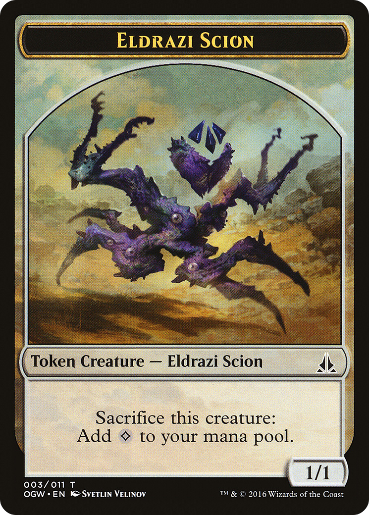 Eldrazi Scion Token (003/011) [Oath of the Gatewatch Tokens] | Silver Goblin