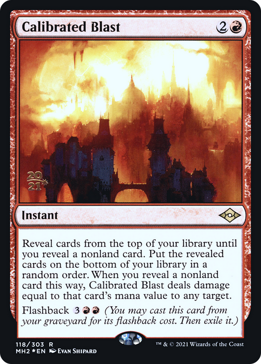 Calibrated Blast [Modern Horizons 2 Prerelease Promos]
