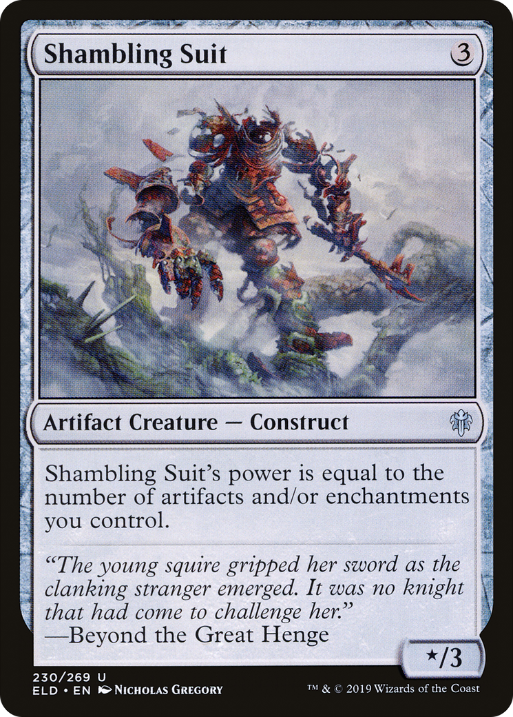 Shambling Suit [Throne of Eldraine] Foil