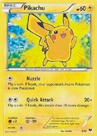 Pikachu - 5/12 (5) Holofoil - McDonalds Promos 2014
